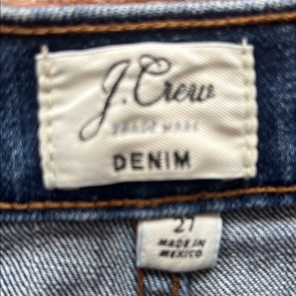 J Crew Denim Button-Front Skirt - Size 27 - Picture 2 of 6